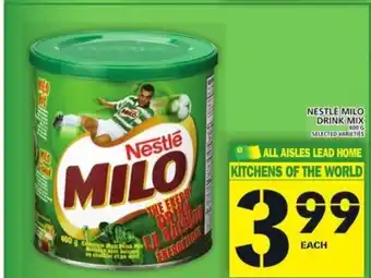 Food Basics Nestlé milo drink mix offer