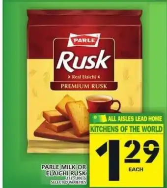 Food Basics Parle milk or elaichi rusk offer