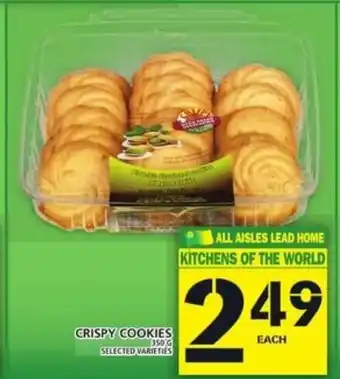 Food Basics Crispy cookies offer