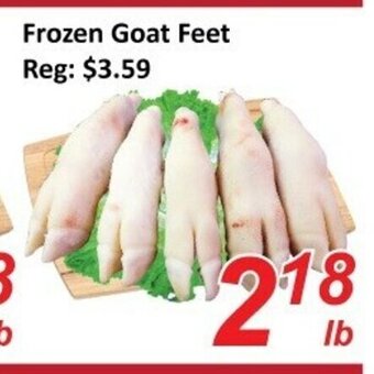 Fresh Win Foodmart Frozen goat feet offer