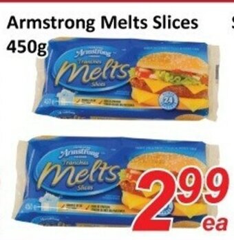 Armstrong melts slices