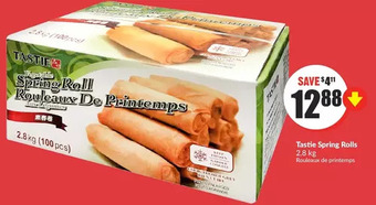 FreshCo Tastie spring rolls offer