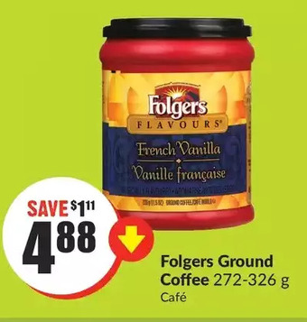 FreshCo Folgers ground coffee offer