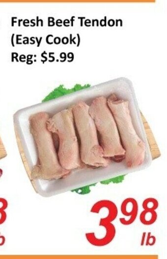 Fresh Win Foodmart Fresh beef tendon (easy cook) offer