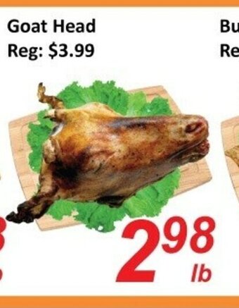 Fresh Win Foodmart Goat head offer
