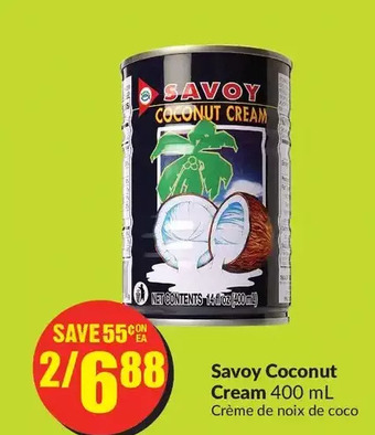 FreshCo Savoy coconut cream offer