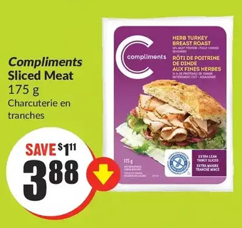 FreshCo Compliments sliced meat offer