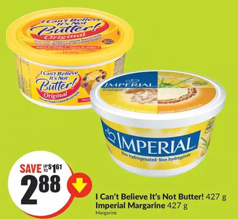FreshCo I can't believe it's not butter! imperial margarine offer