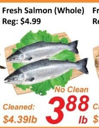 Fresh Win Foodmart Fresh salmon (whole) offer