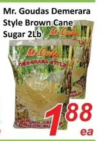 Mr. goudas demerara style brown cane