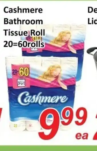 Fresh Win Foodmart Cashmere bathroom tissue roll 20=60rolls offer