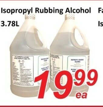 Fresh Win Foodmart Isopropyl rubbing alcohol offer