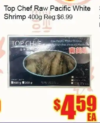 Fu Yao Supermarket Top Chef Raw Pacific White Shrimp offer