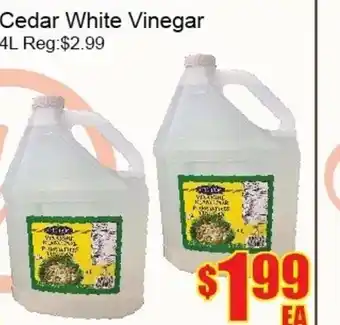 Fu Yao Supermarket Cedar White Vinegar offer