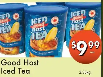 Westfort Foods Good Host Icea Tea offer