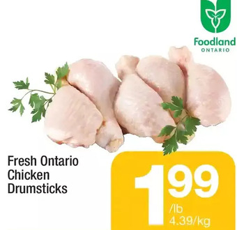 Highland Farms Fresh ontario chicken drumsticks offer