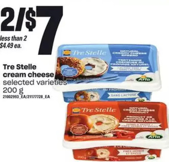 Loblaws Tre stelle cream cheese offer