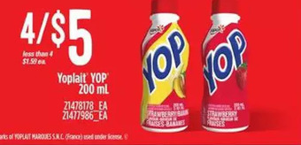 Loblaws Yoplait yop offer
