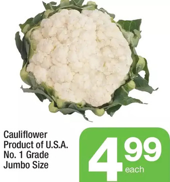 Highland Farms Cauliflower offer