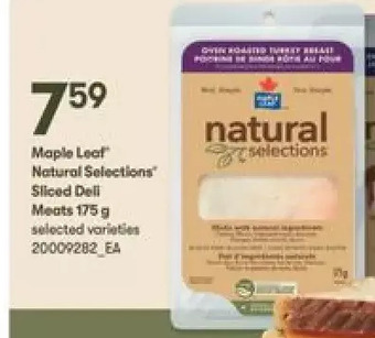 Independent Grocer Maple leaf natural selections sliced deli meats offer