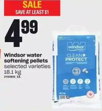 Zehrs Markets Windsor water softening pellets offer