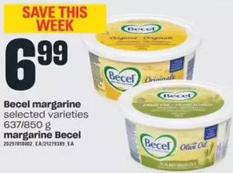 Independent Grocer Becel margarine offer