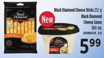 Zehrs Markets Black diamond cheese sticks | black diamond cheese sauce offer