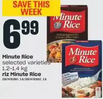 Independent Grocer Minute rice offer