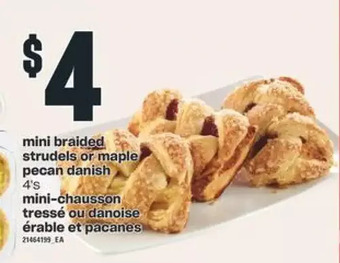 Independent Grocer Mini braided strudels or maple pecan danish offer