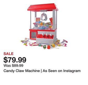 Showcase Candy claw machine | as seen on instagram offer