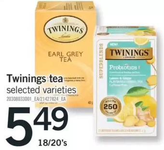 Fortinos Twinings tea offer