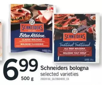Fortinos Schneiders bologna offer