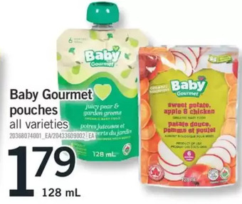 Fortinos Baby gourmet pouches offer