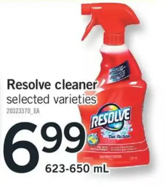 Fortinos Resolve cleaner offer
