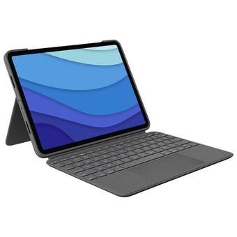 Best Buy Logitech combo touch keyboard case with trackpad for ipad pro 11" (4th/3rd/2nd/1st gen) - oxford grey - en offer