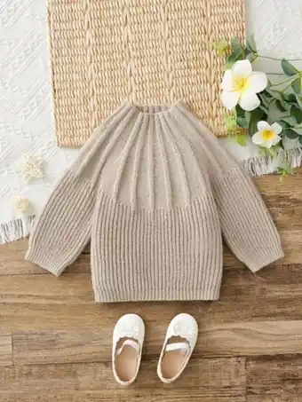 SheIn Baby raglan sleeve sweater offer