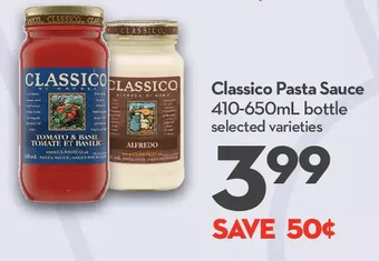 Longo's Classico pasta sauce offer