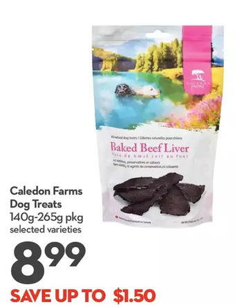 Longo's Caledon farms dog treats offer