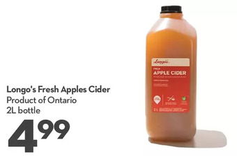 Longo's Longo's fresh apple cider offer