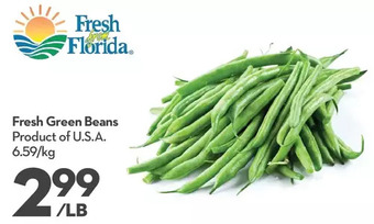 Longo's Fresh green beans offer
