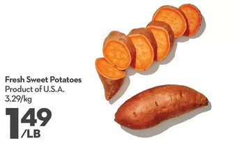 Longo's Fresh sweet potatoes offer