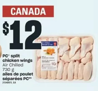 Valu-mart Pc split chicken wings offer