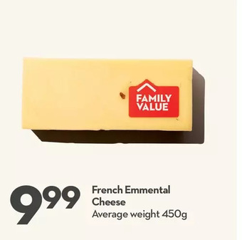 Longo's French emmental cheese offer