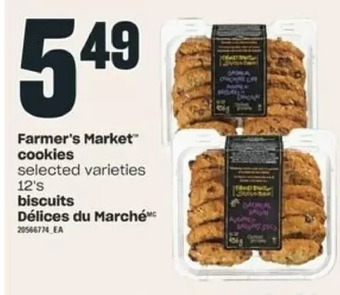 Valu-mart Farmer's market cookies offer