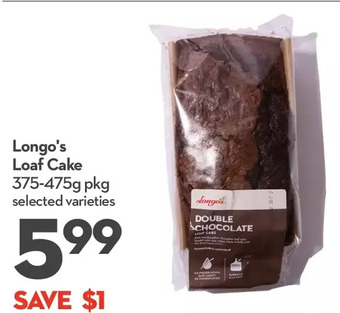 Longo's Longo's loaf cake offer