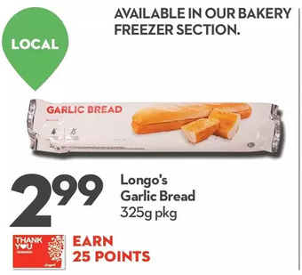 Longo's Longo's garlic bread offer