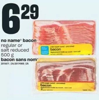 Valu-mart No name bacon offer