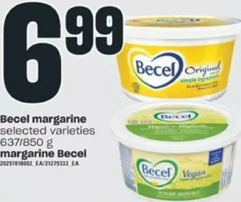 Valu-mart Becel margarine offer