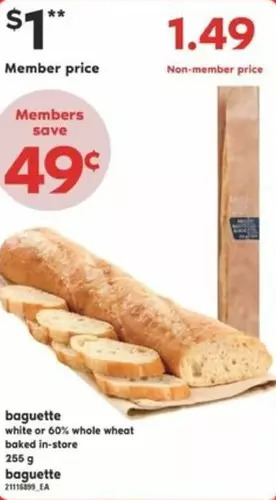 Valu-mart Baguette offer