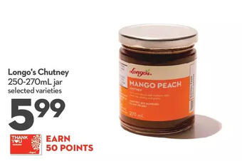 Longo's Longo's chutney offer
